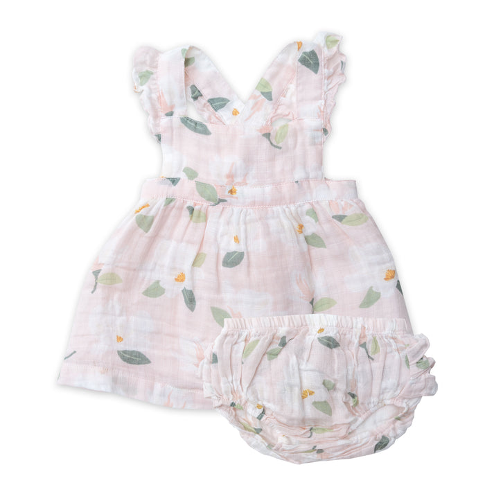 Muslin Pinafore Top & Bloomers | Magnolias