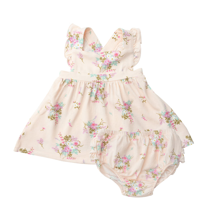 Pinafore Top & Bloomers | Shade Garden Ditsy