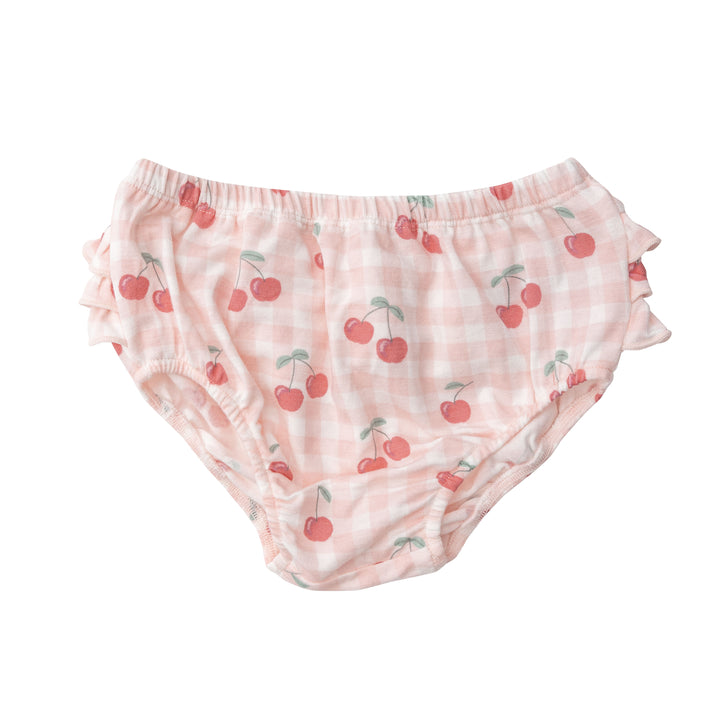 Pinafore Top & Bloomers | Pink Cherry Gingham