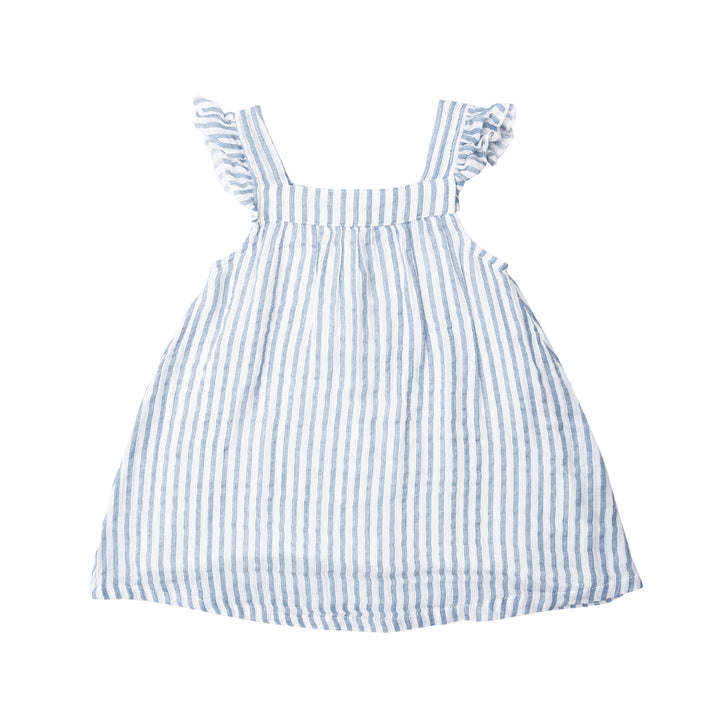 Muslin Sundress | Nautical Ticking Stripe