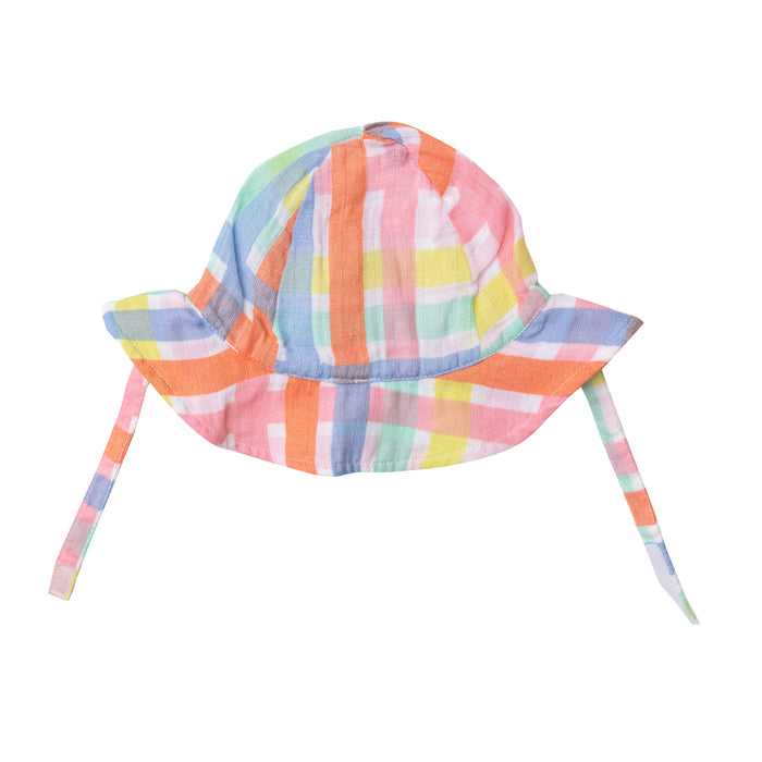 Sunhat | Multicolor Plaid