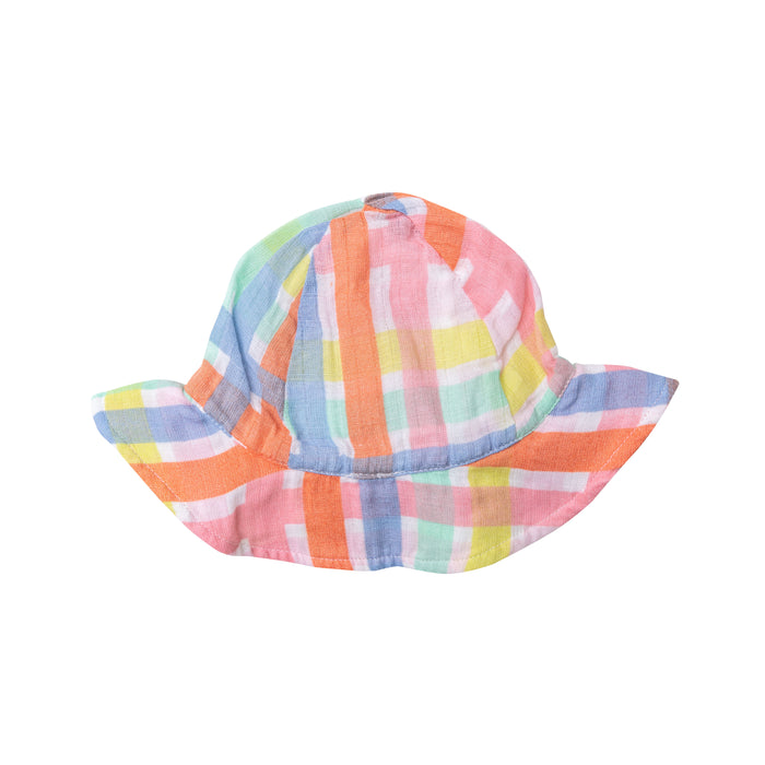 Sunhat | Multicolor Plaid