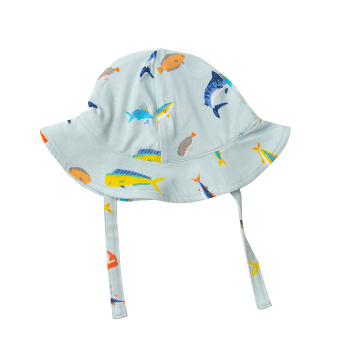 Sunhat | Blue Tropical Fish