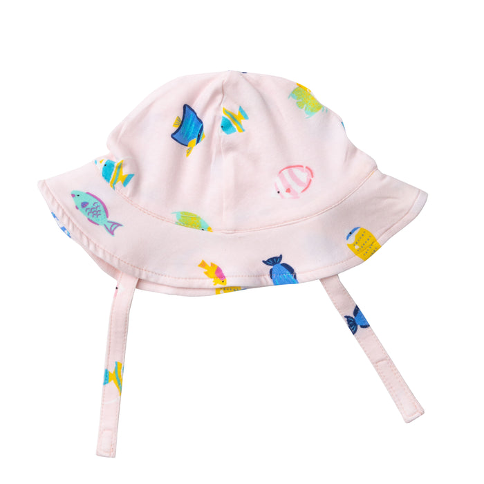 Sunhat | Pink Tropical Fish