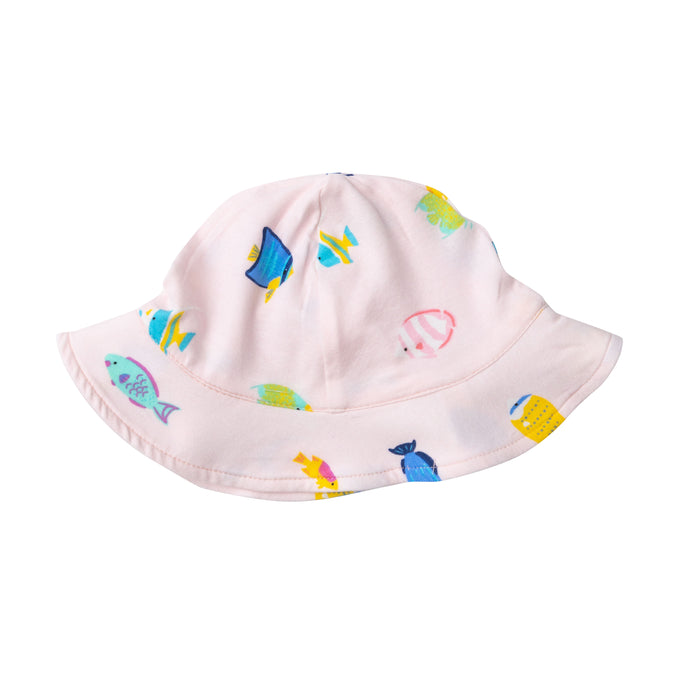 Sunhat | Pink Tropical Fish