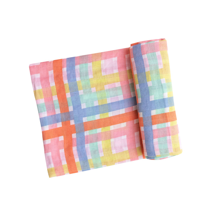 Muslin Swaddle | Multicolor Plaid