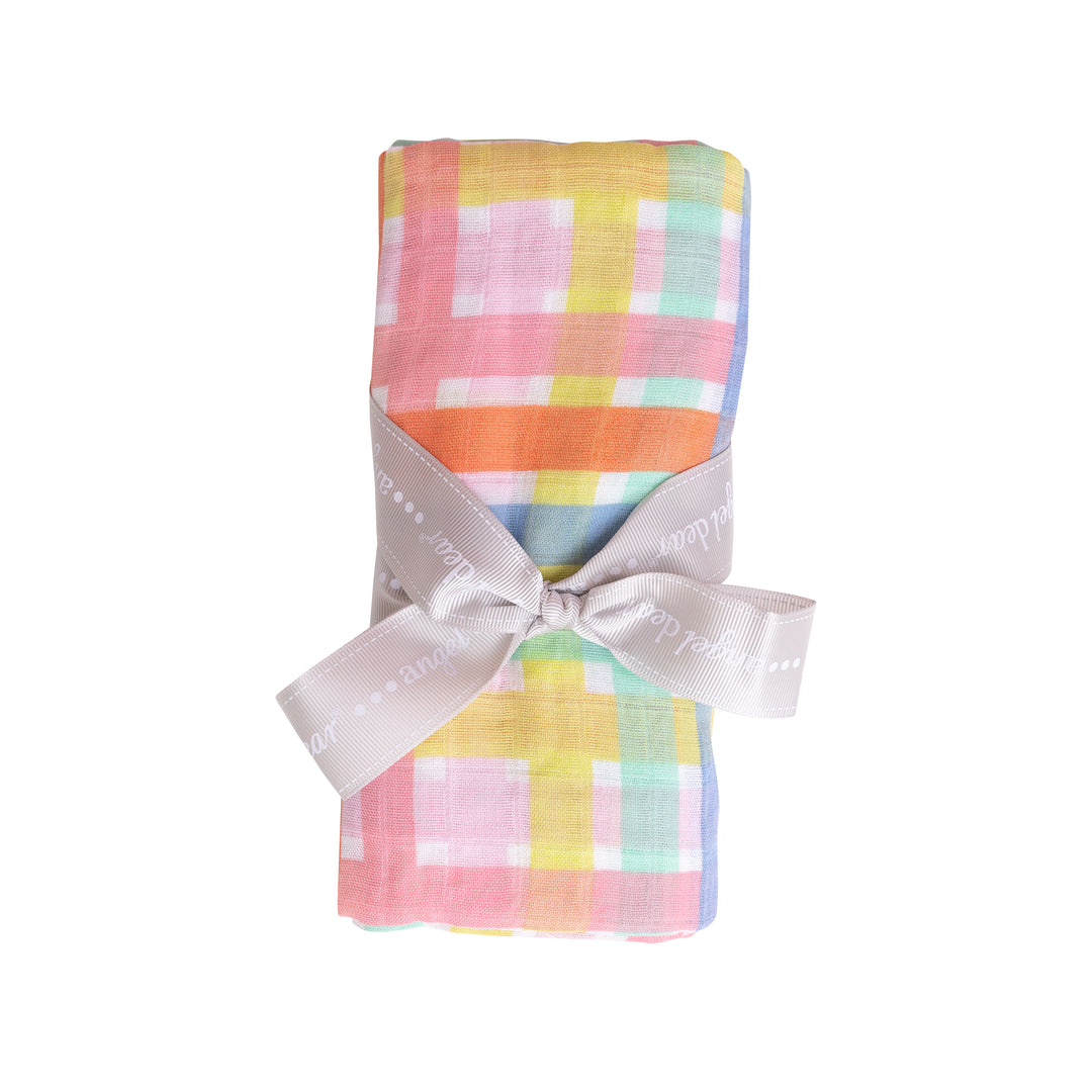 Muslin Swaddle | Multicolor Plaid