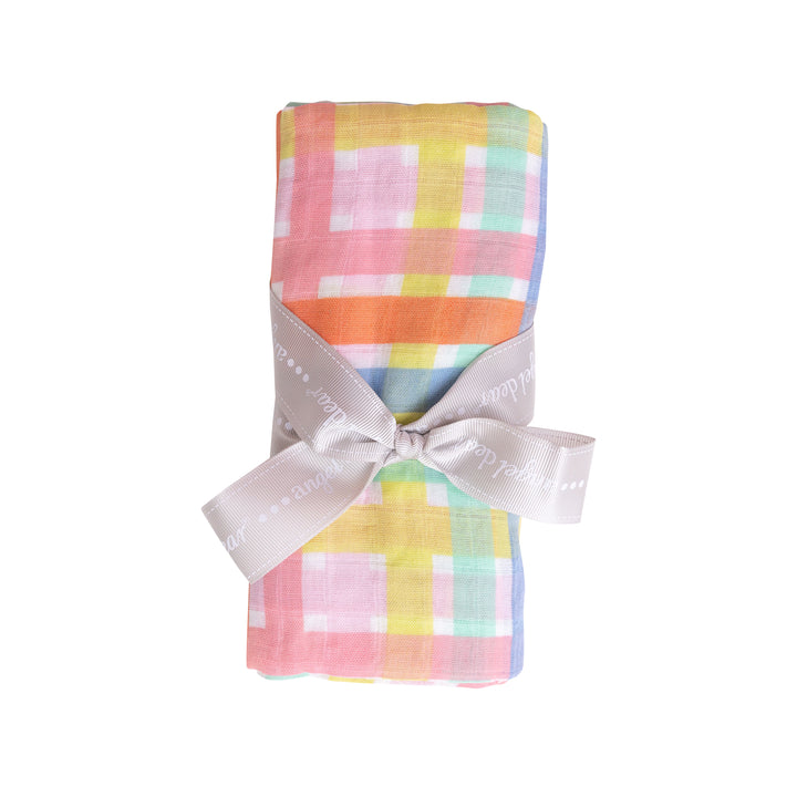 Muslin Swaddle | Multicolor Plaid