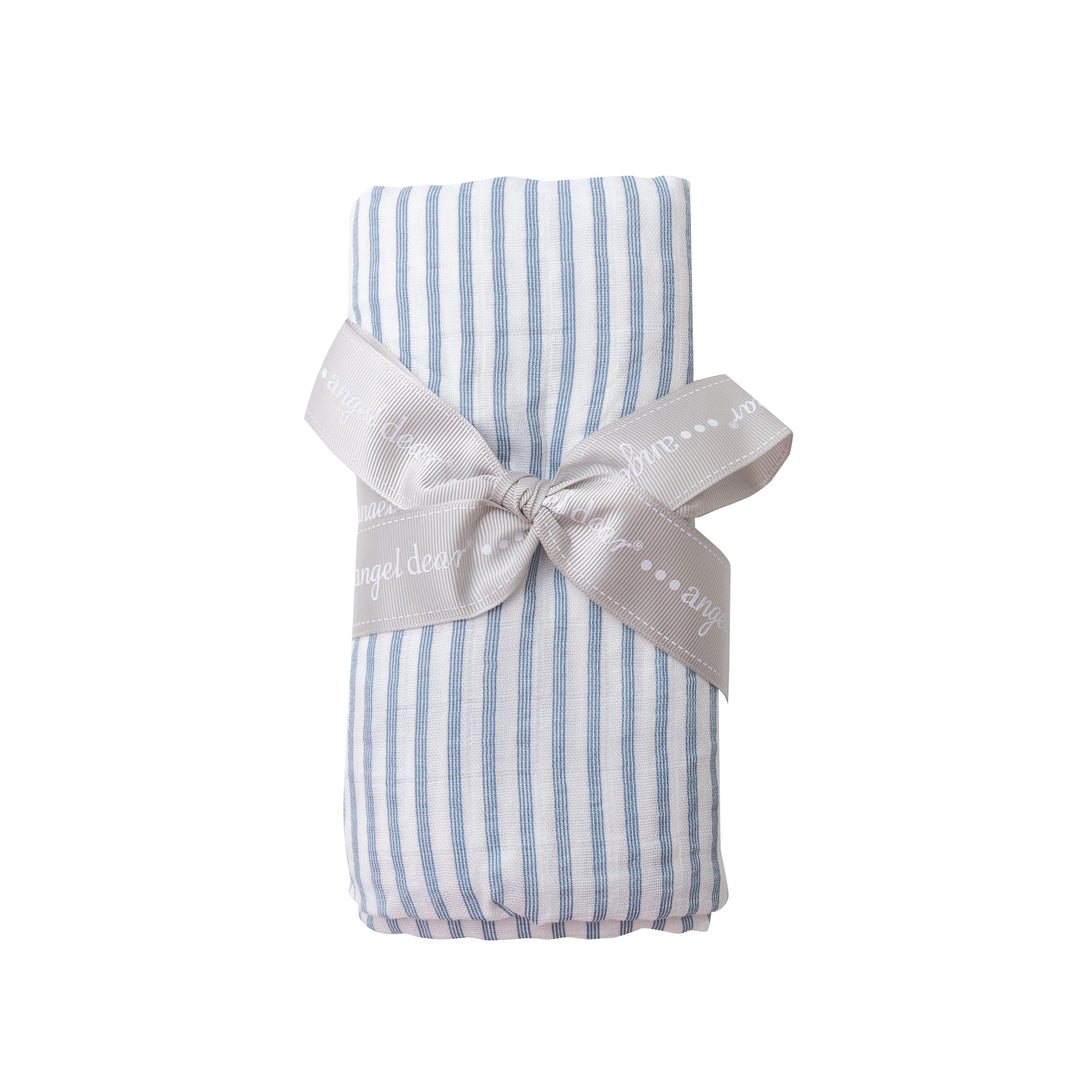 Muslin Swaddle | Nautical Ticking Stripe