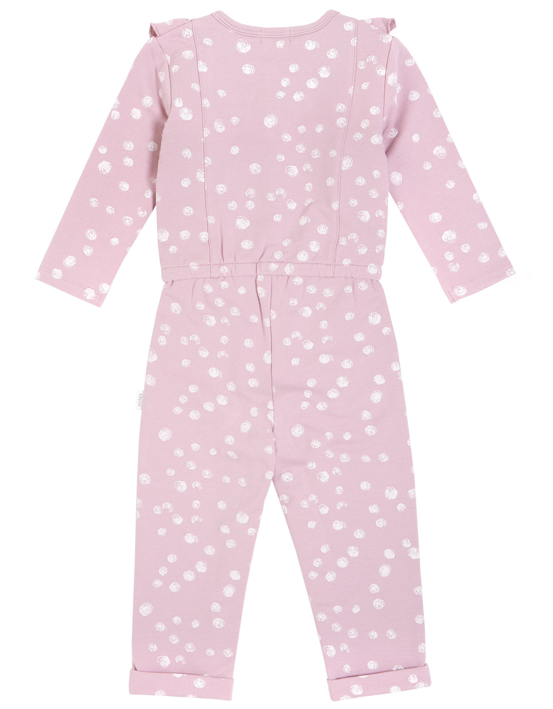 Lavender Playsuit with White Dots