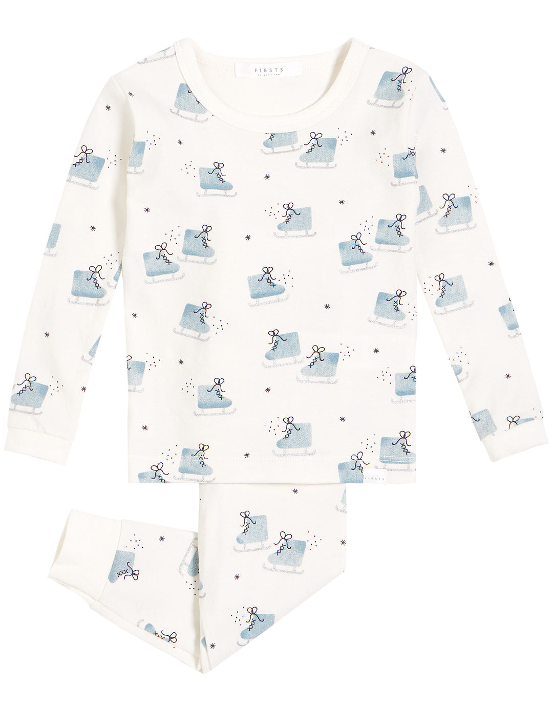 Blue Ice Skates PJ Set