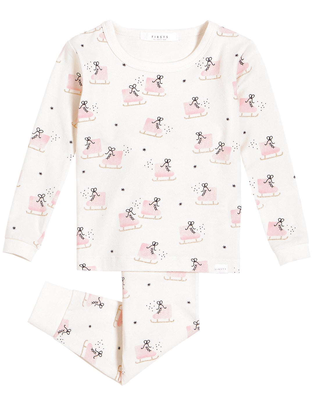 Pink Ice Skates PJ Set