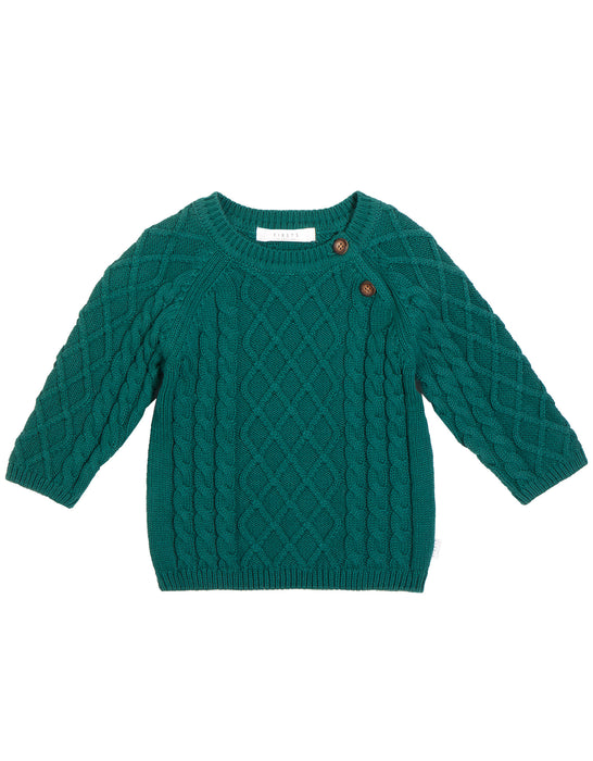 Forest Green Knit Sweater