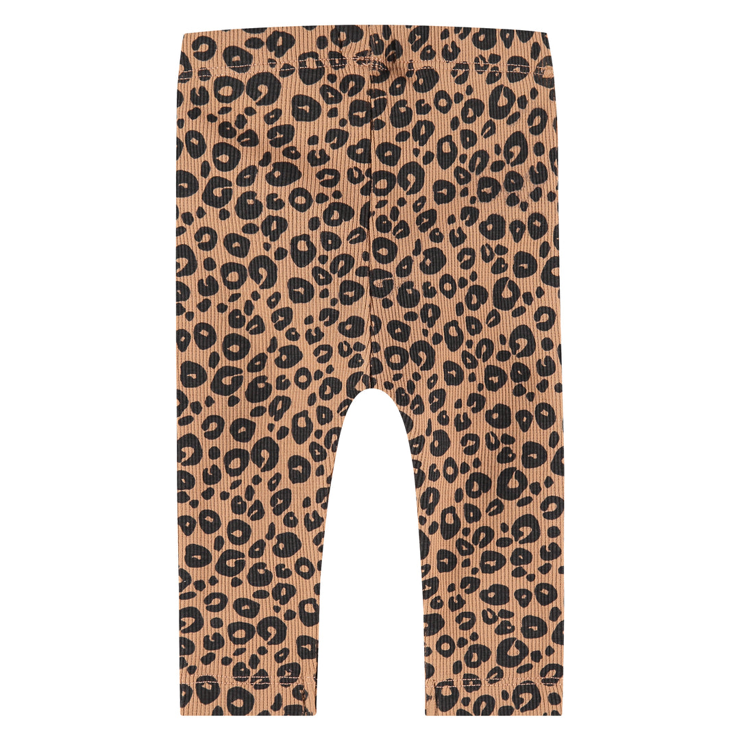 Organic Cotton Leopard Print Pants