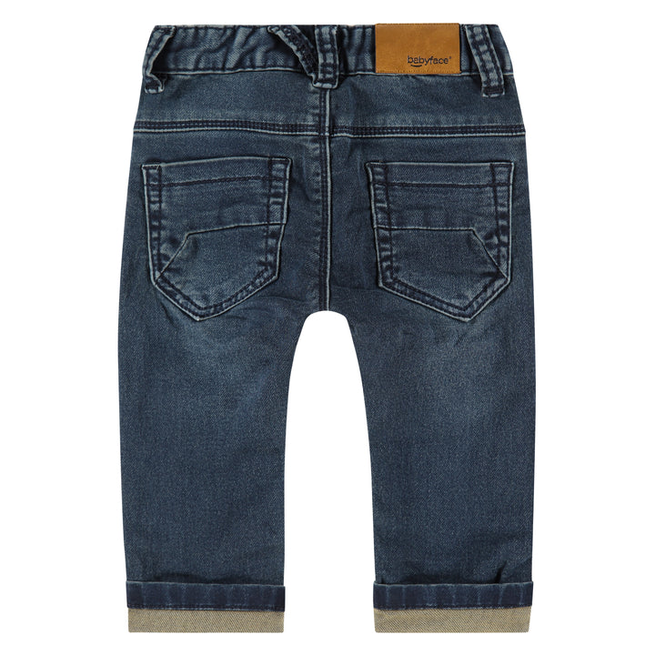 Cuffed Faded Denim