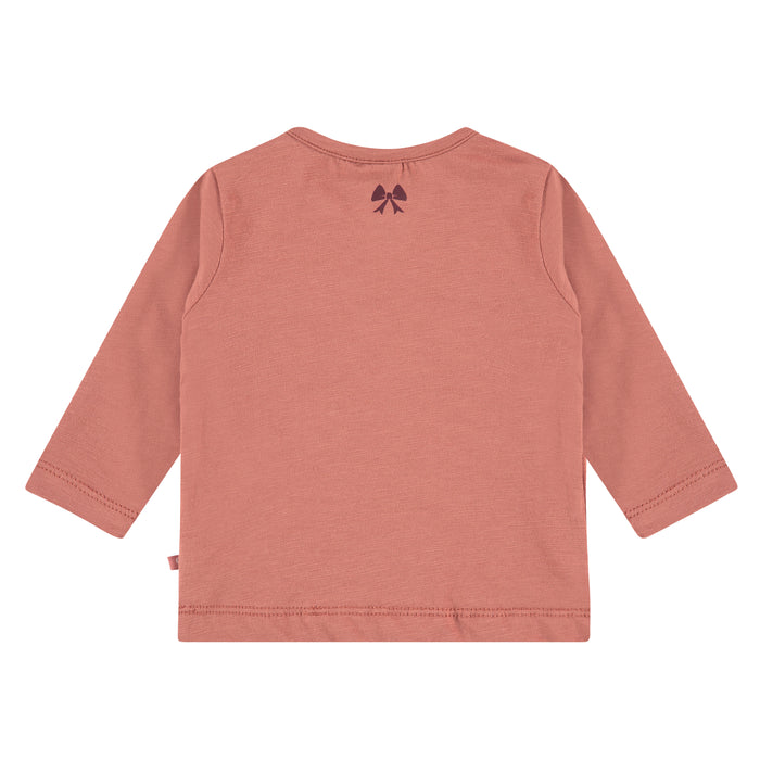 Terra Pink Long Sleeve Heart T-Shirt
