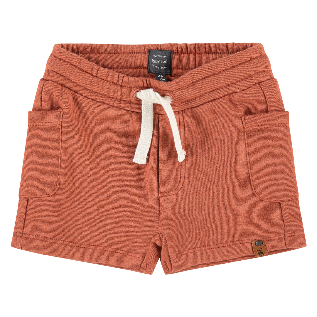 Terra Cotta Red Boys Sweatshort