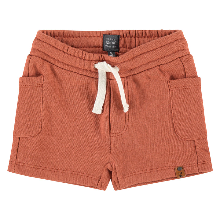 Terra Cotta Red Boys Sweatshort