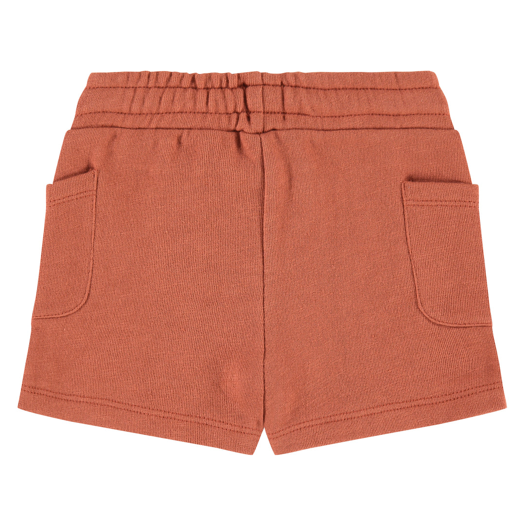 Terra Cotta Red Boys Sweatshort
