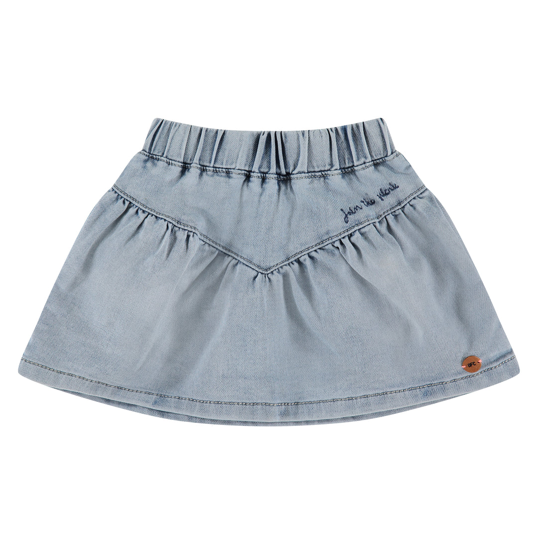 Girls Blue Denim Skort