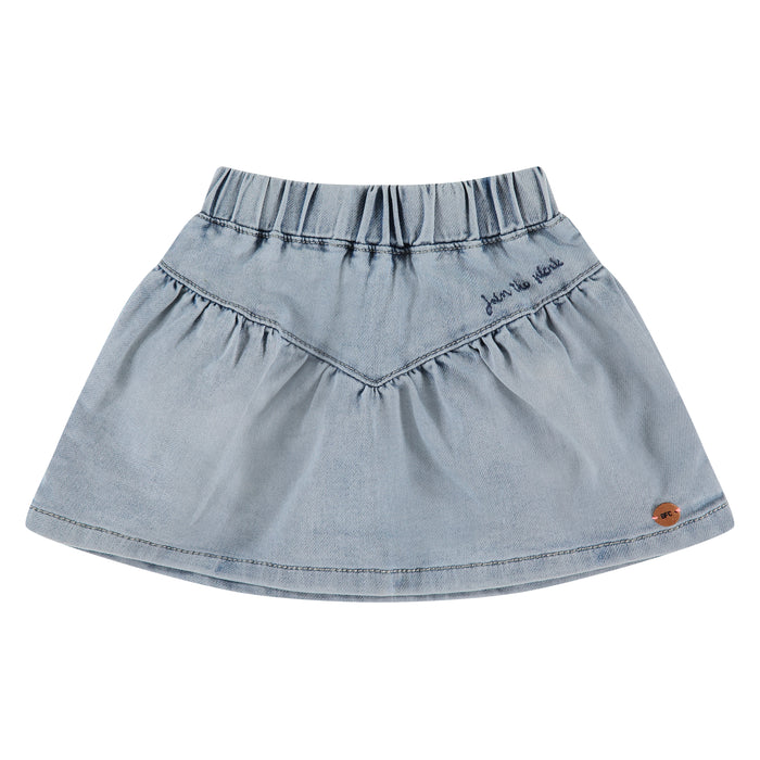 Girls Blue Denim Skort