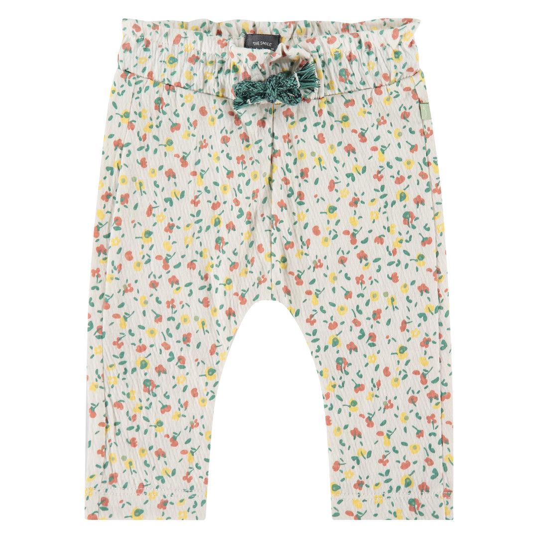 Ivory Floral Pants
