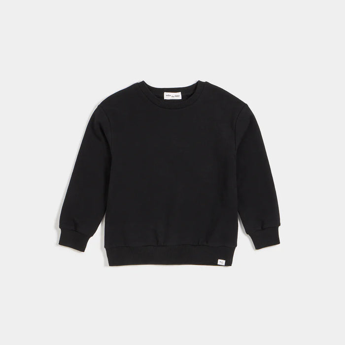 Miles Basics Boys' Sweatshirt | Pure Black
