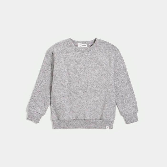 Miles Basics Boys' Sweatshirt | Heather Grey