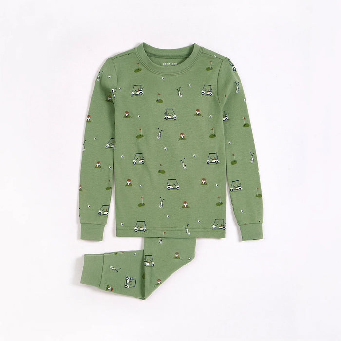 36 Holes Print on Putting Green PJ Set