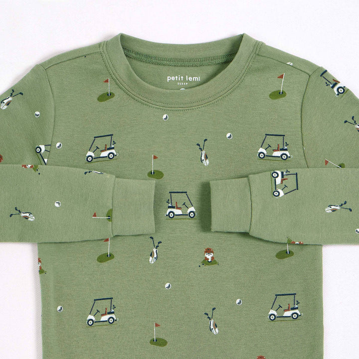 36 Holes Print on Putting Green PJ Set