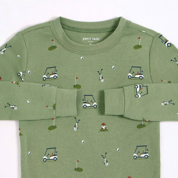 36 Holes Print on Putting Green PJ Set