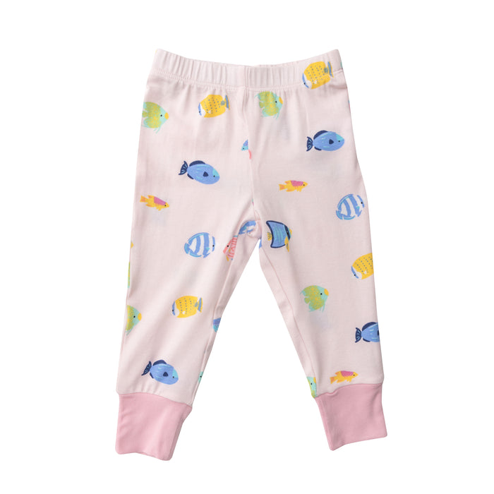 Loungewear Set | Pink Tropical Fish