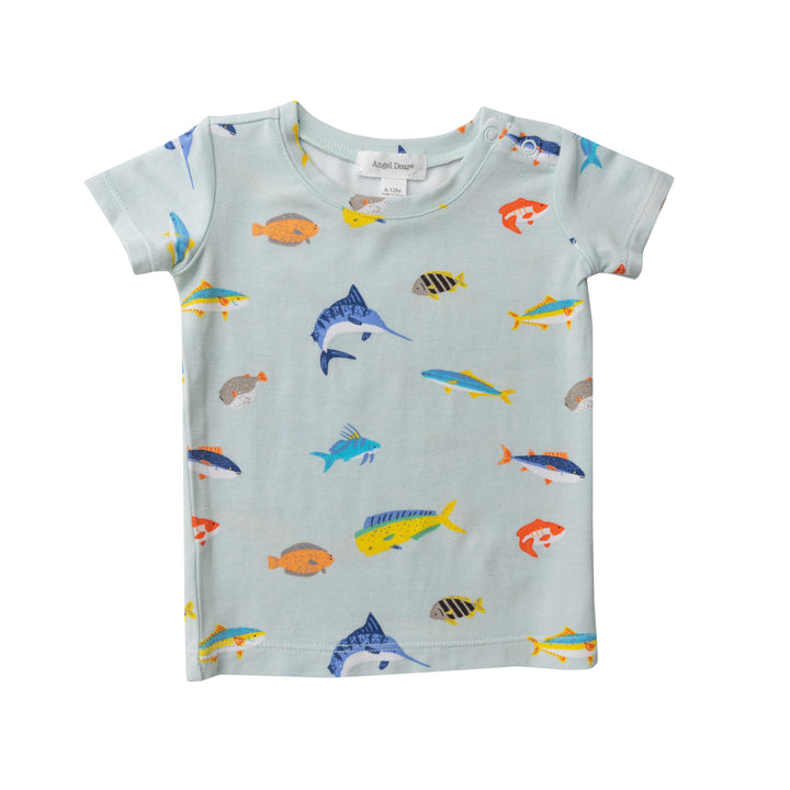 Loungewear Set | Blue Tropical Fish