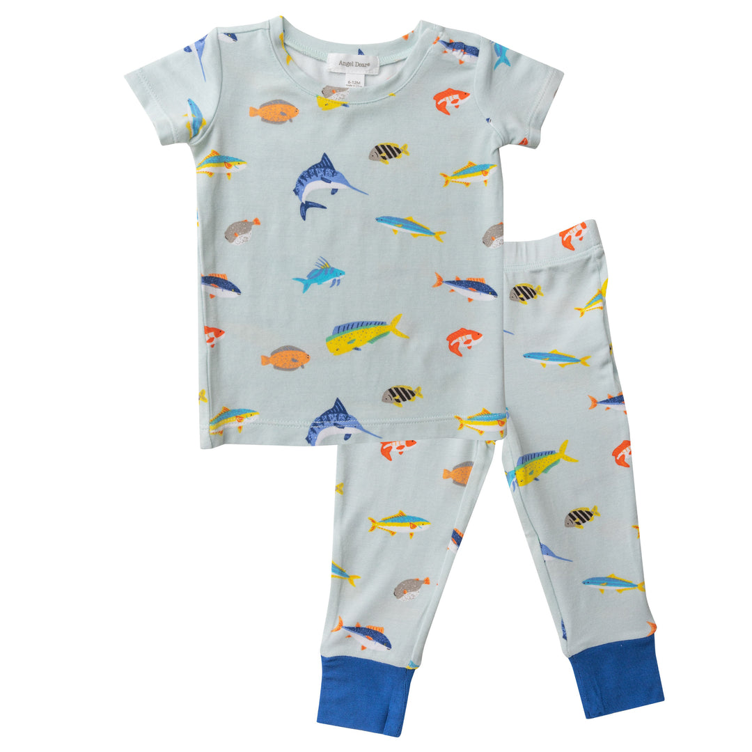 Loungewear Set | Blue Tropical Fish