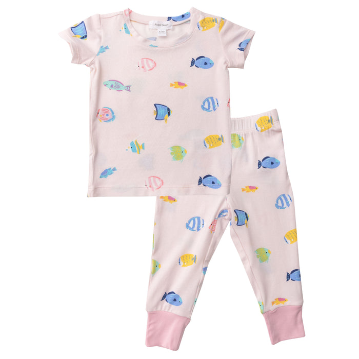 Loungewear Set | Pink Tropical Fish