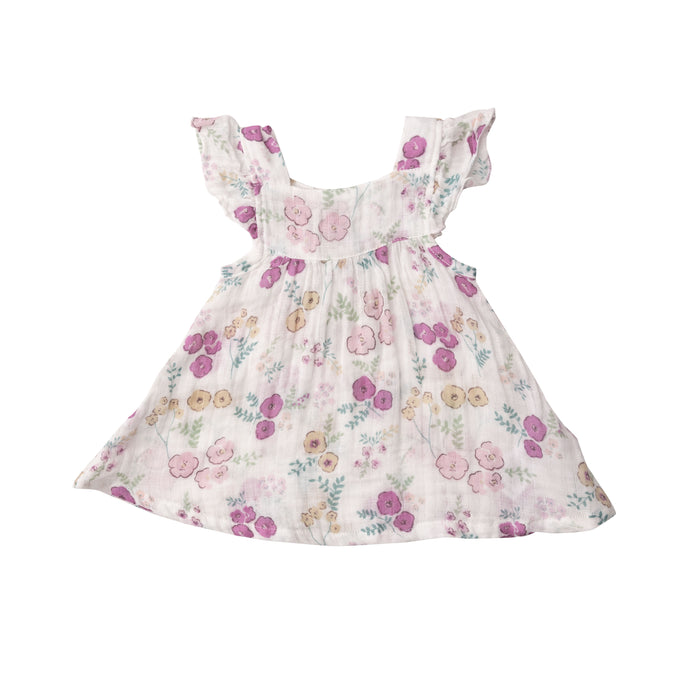 Muslin Pinafore Top & Bloomers | Dreamy Meadow Floral