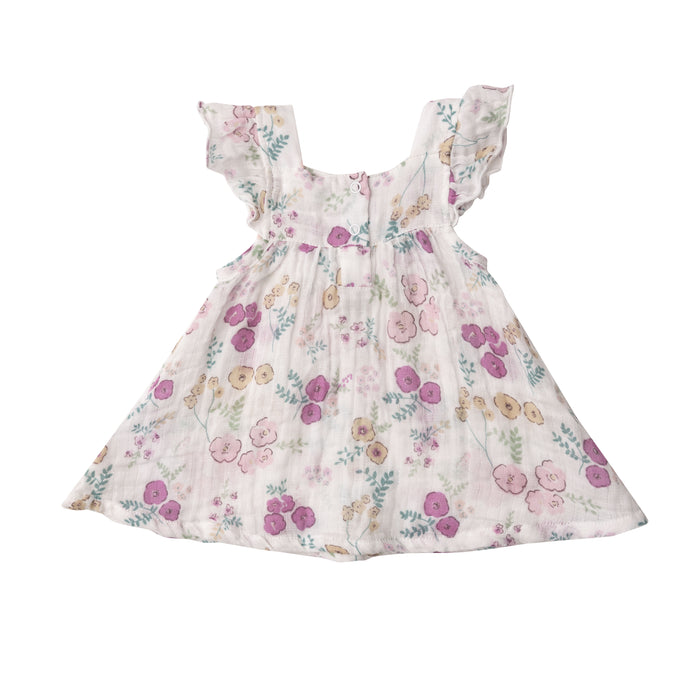 Muslin Pinafore Top & Bloomers | Dreamy Meadow Floral