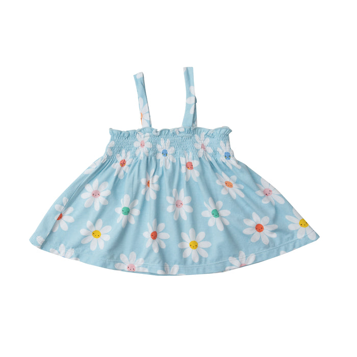 Bamboo Smocked Top & Bloomers | Daisy Faces