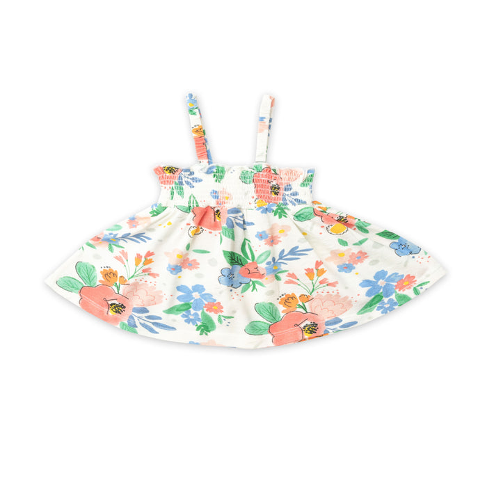 Bamboo Smocked Top & Bloomers | Floral Posy