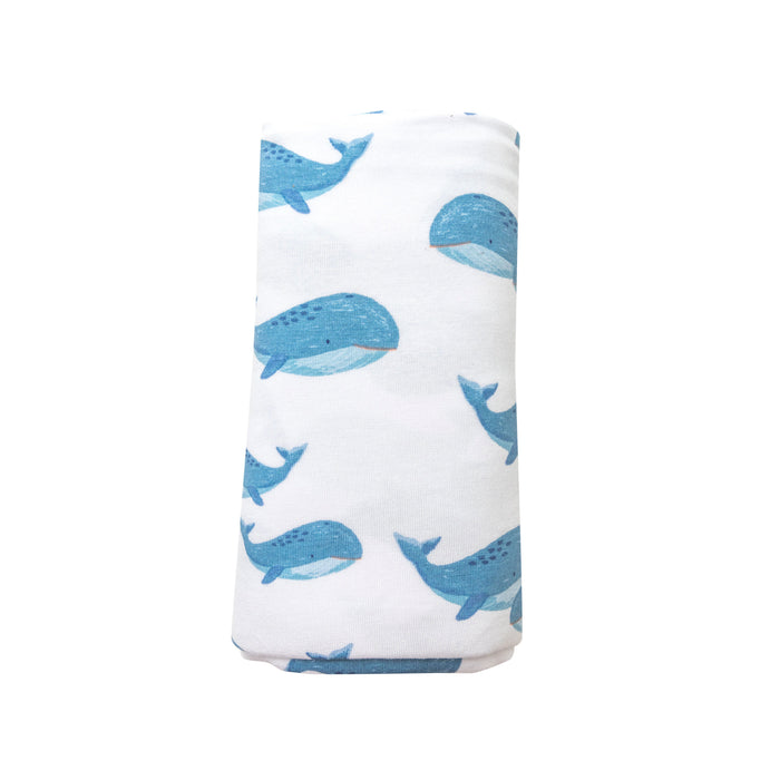 Bamboo Swaddle | Blue Whales