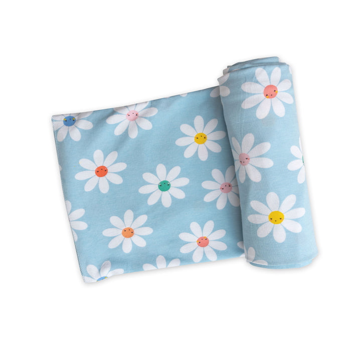 Bamboo Swaddle | Daisy Faces