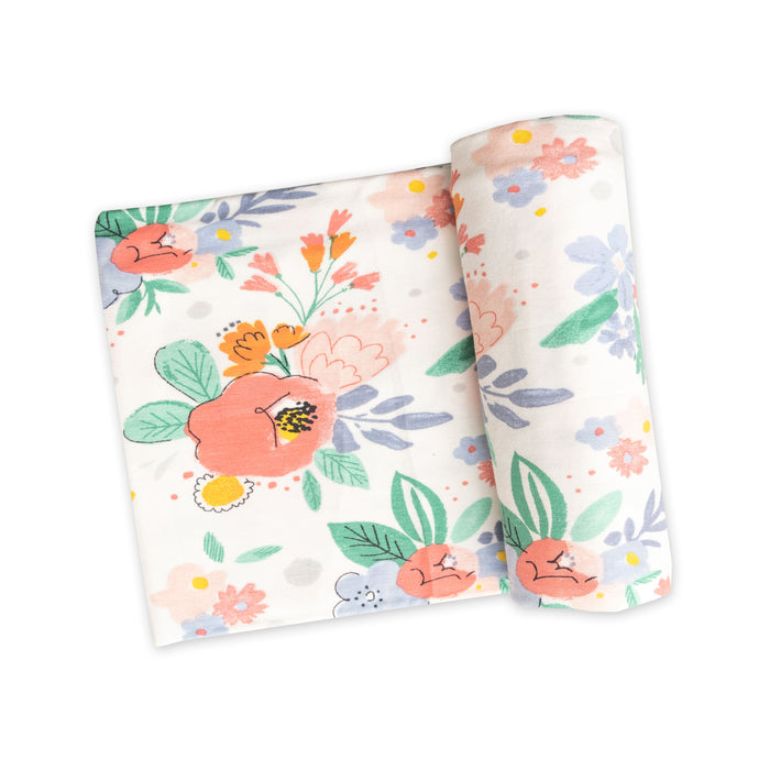 Bamboo Swaddle | Floral Posy