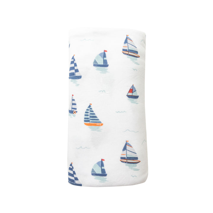 Bamboo Swaddle | Nautical Boats