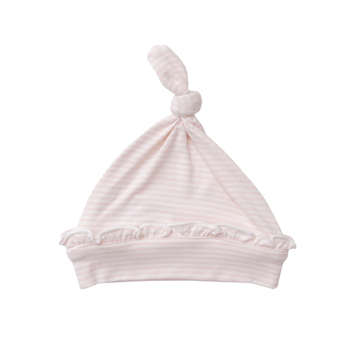 Knotted Hat | Pink Stripe