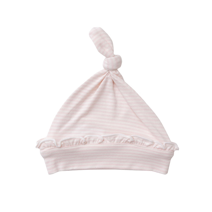 Knotted Hat | Pink Stripe