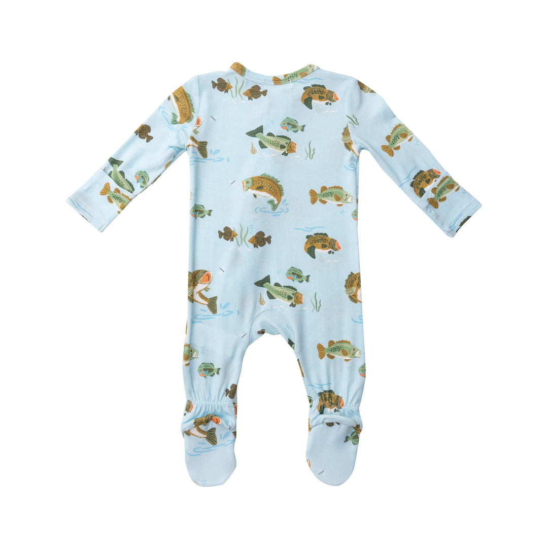 Bamboo Zipper Footie | Bass
