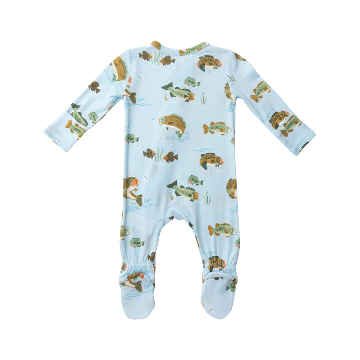 Bamboo Zipper Footie | Bass