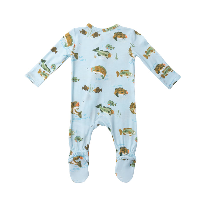 Bamboo Zipper Footie | Bass