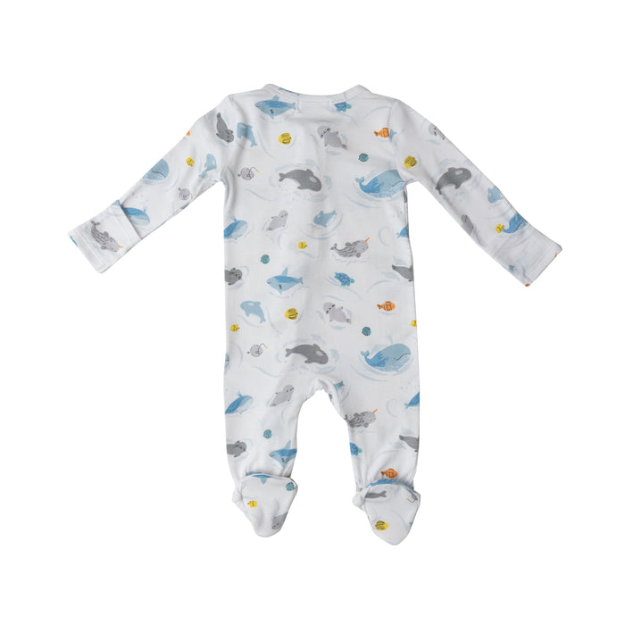 Bamboo Zipper Footie | Big Splash