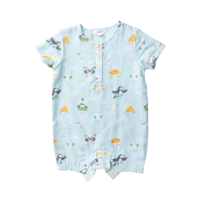 Muslin Henley Shortall | Shorebirds